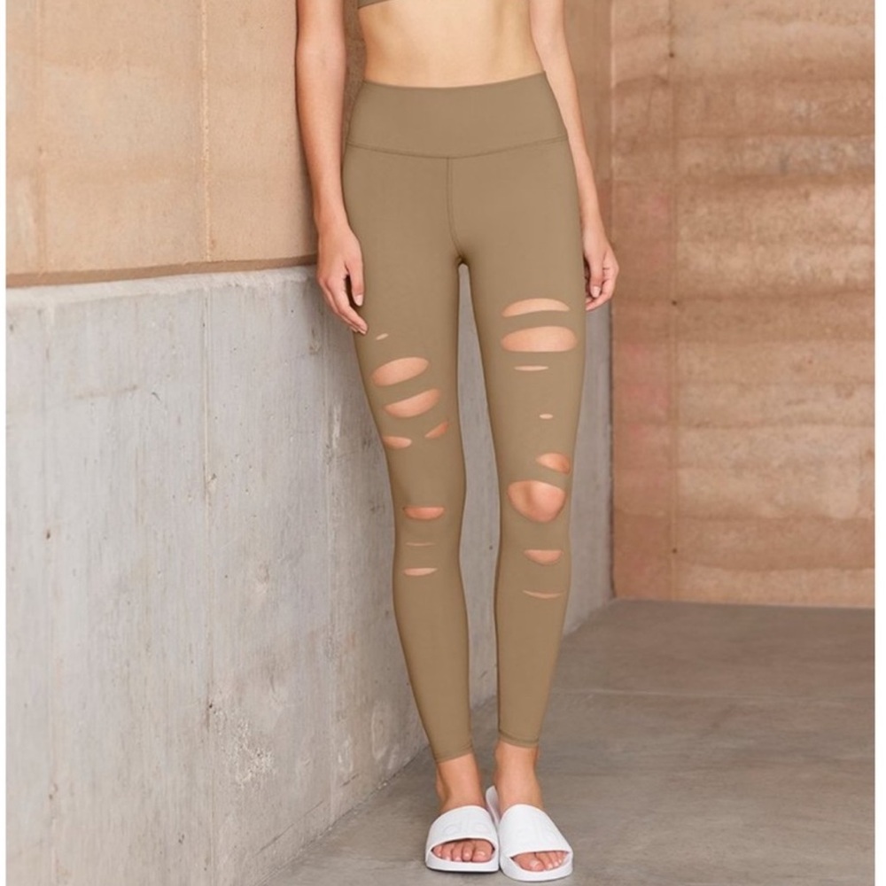 ALO High Waist Ripped Warrior Legging